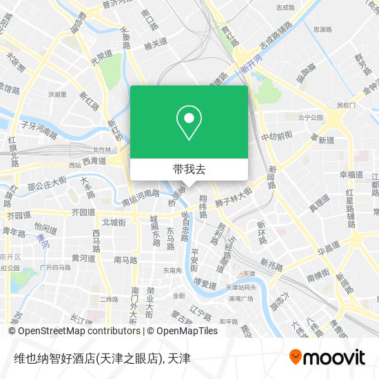 维也纳智好酒店(天津之眼店)地图
