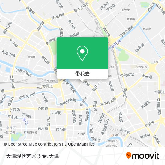 天津现代艺术职专地图