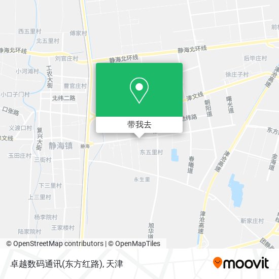 卓越数码通讯(东方红路)地图