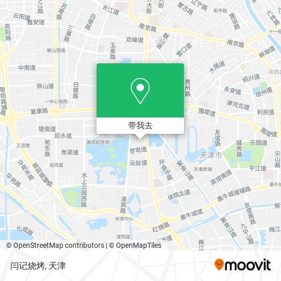 闫记烧烤地图