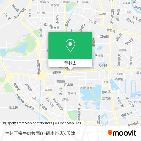 兰州正宗牛肉拉面(科研南路店)地图