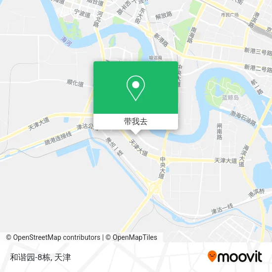 和谐园-8栋地图