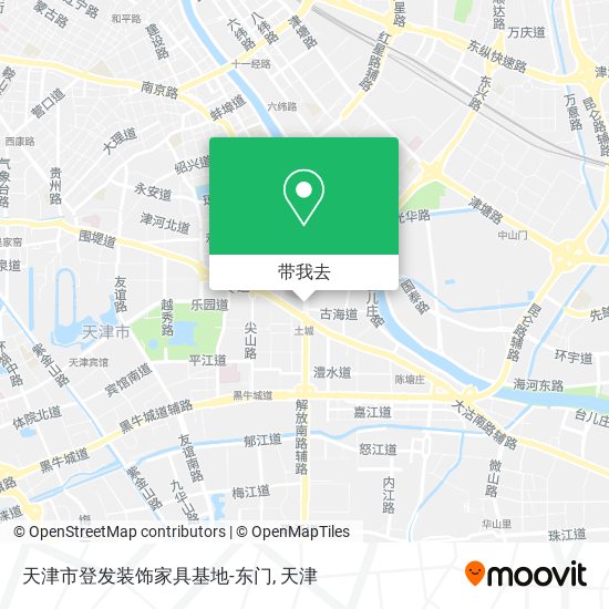 天津市登发装饰家具基地-东门地图
