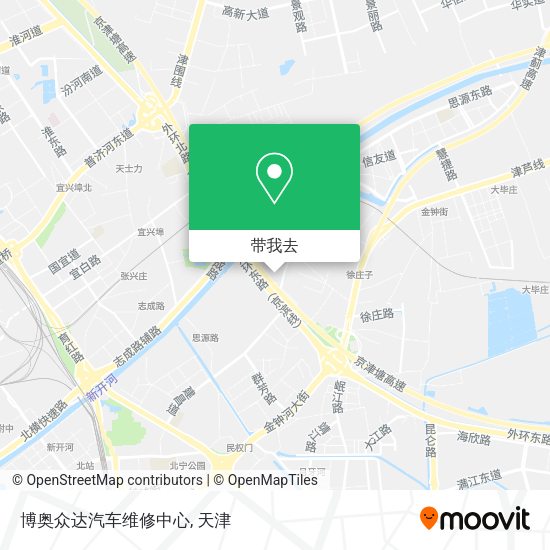 博奥众达汽车维修中心地图