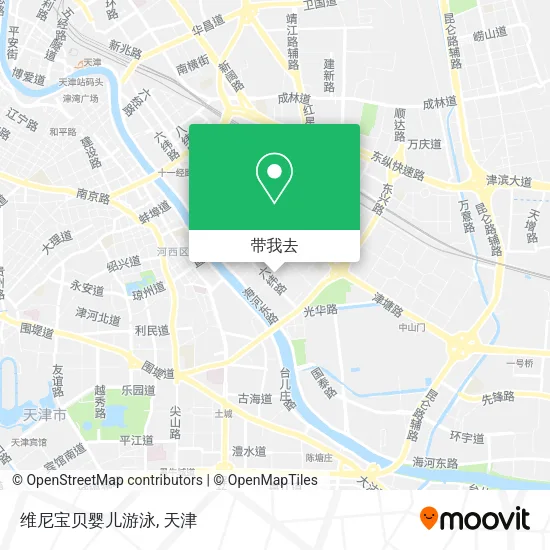维尼宝贝婴儿游泳地图