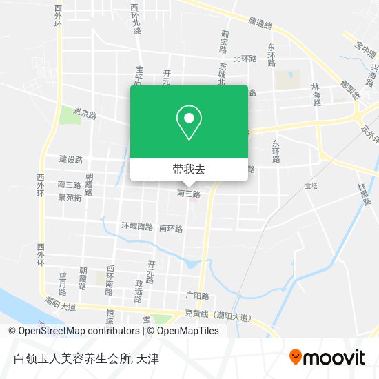 白领玉人美容养生会所地图