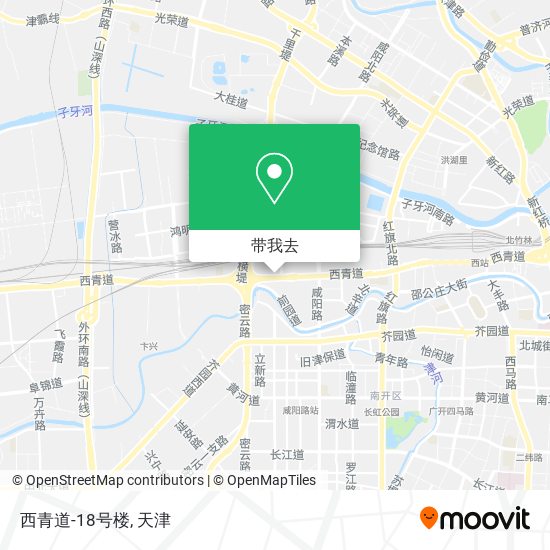 西青道-18号楼地图