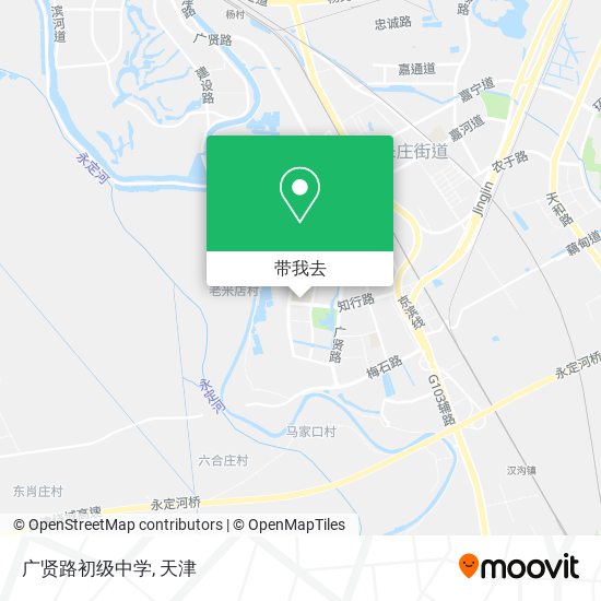 广贤路初级中学地图