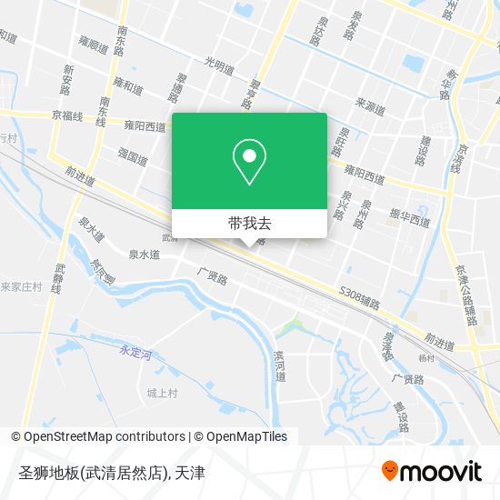 圣狮地板(武清居然店)地图
