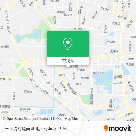 王顶堤村堤南里-地上停车场地图