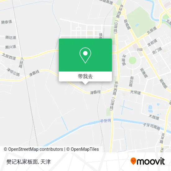 樊记私家板面地图