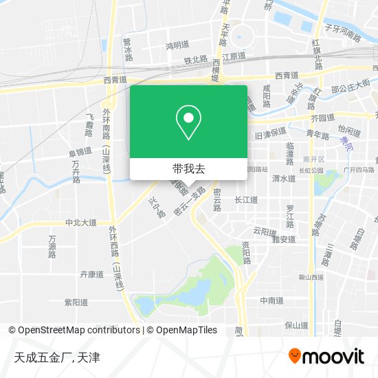 天成五金厂地图