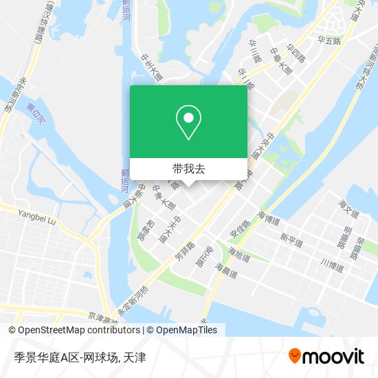 季景华庭A区-网球场地图