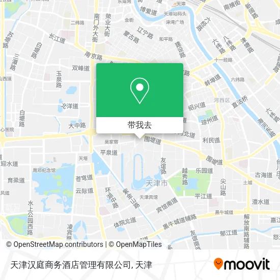 天津汉庭商务酒店管理有限公司地图