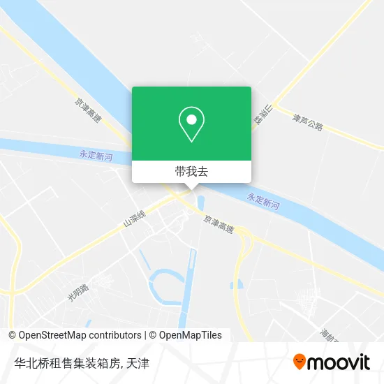 华北桥租售集装箱房地图