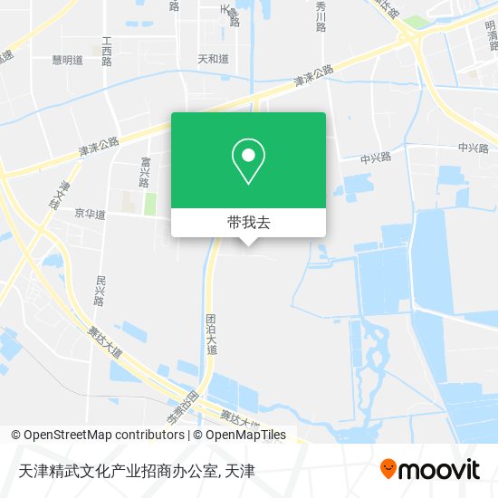 天津精武文化产业招商办公室地图