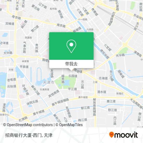 招商银行大厦-西门地图