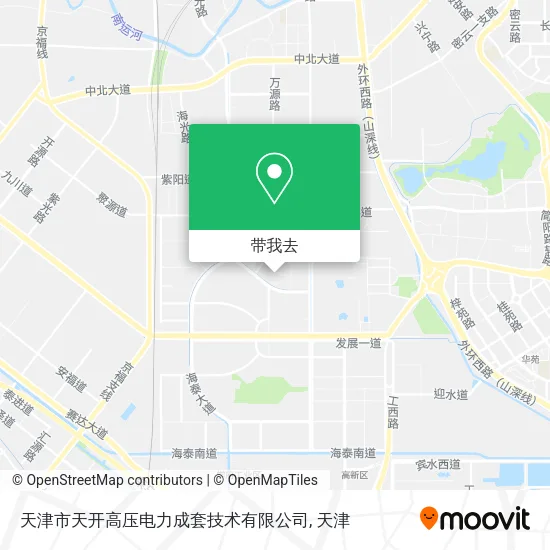 天津市天开高压电力成套技术有限公司地图