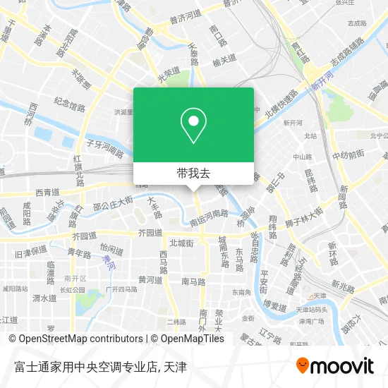 富士通家用中央空调专业店地图