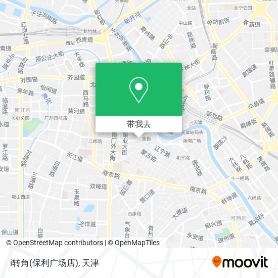 i转角(保利广场店)地图