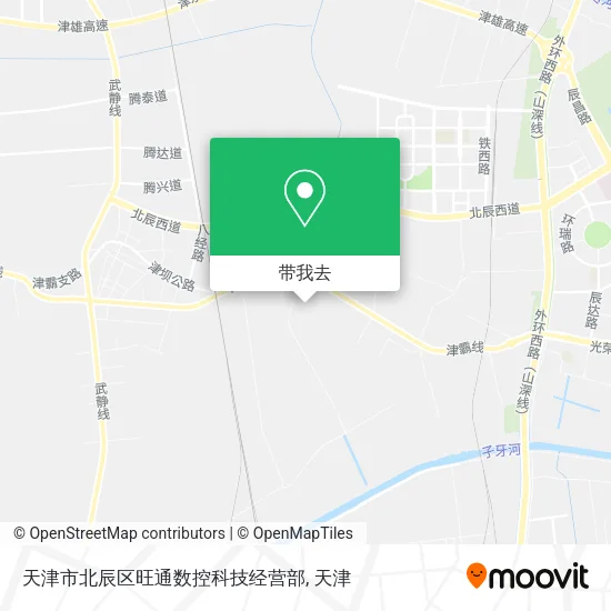 天津市北辰区旺通数控科技经营部地图