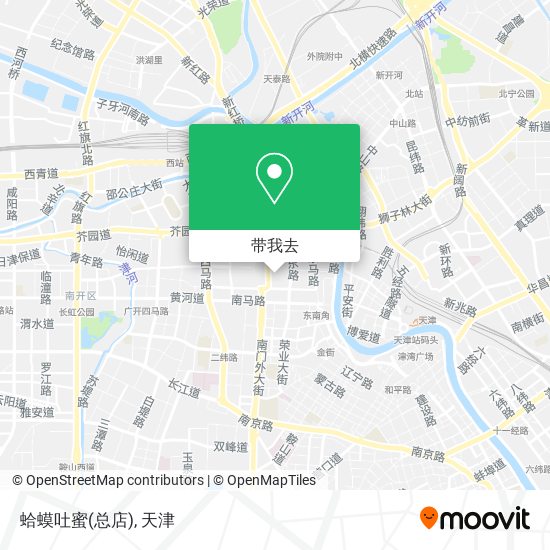 蛤蟆吐蜜(总店)地图