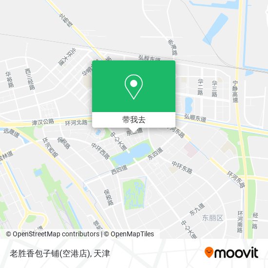 老胜香包子铺(空港店)地图