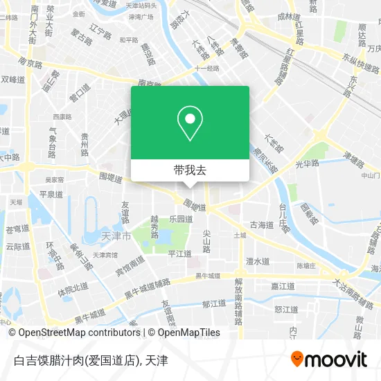 白吉馍腊汁肉(爱国道店)地图