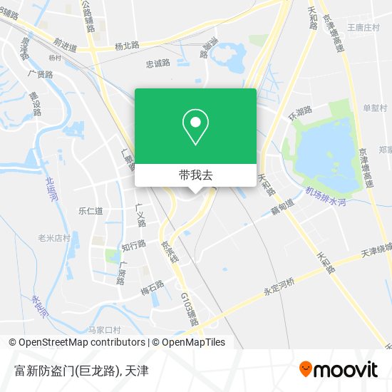 富新防盗门(巨龙路)地图