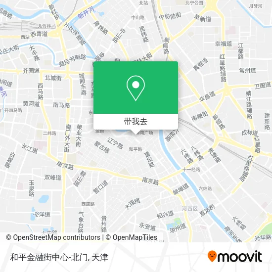和平金融街中心-北门地图