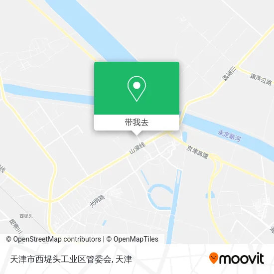 天津市西堤头工业区管委会地图