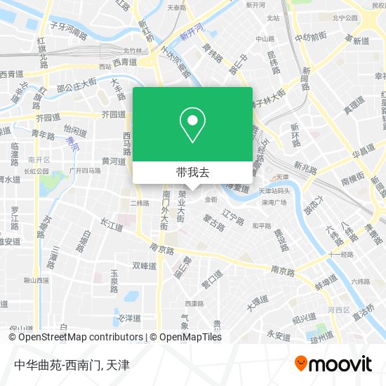 中华曲苑-西南门地图