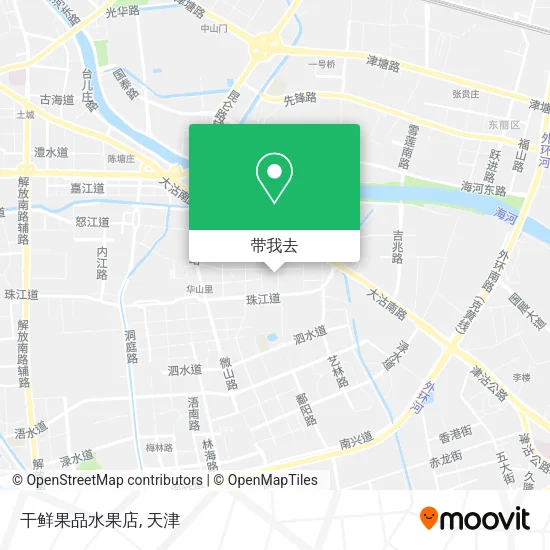 干鲜果品水果店地图