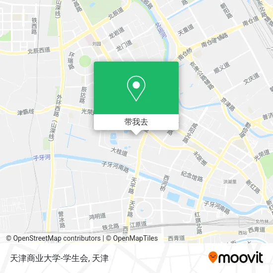 天津商业大学-学生会地图