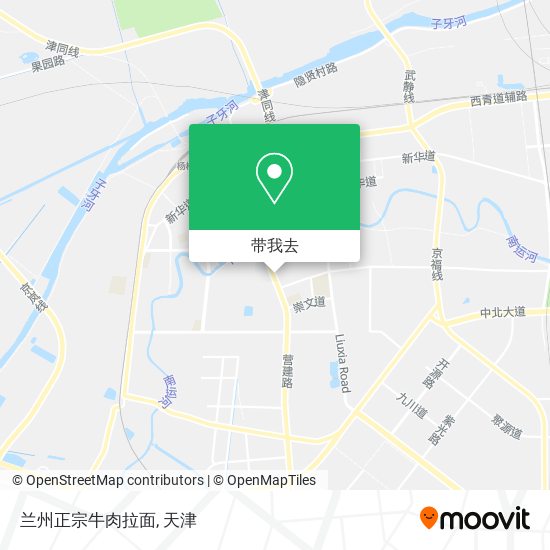 兰州正宗牛肉拉面地图