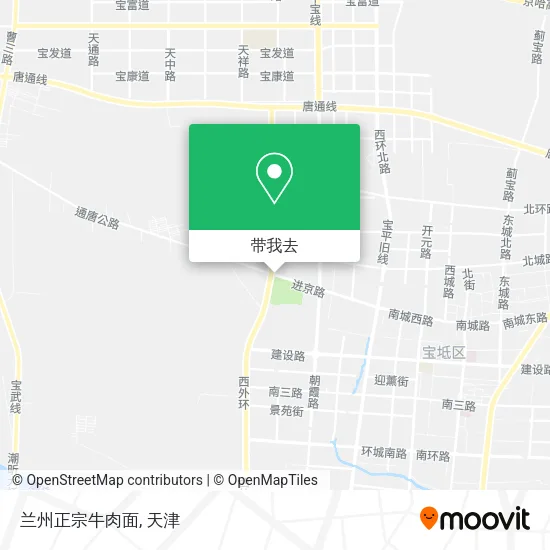 兰州正宗牛肉面地图