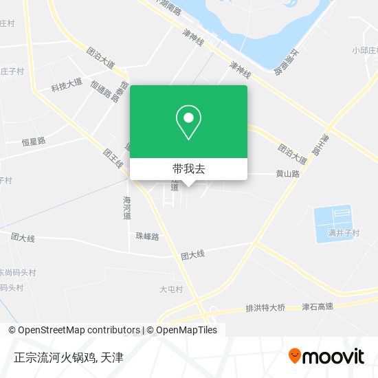 正宗流河火锅鸡地图