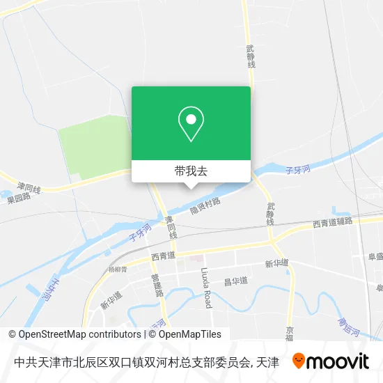 中共天津市北辰区双口镇双河村总支部委员会地图
