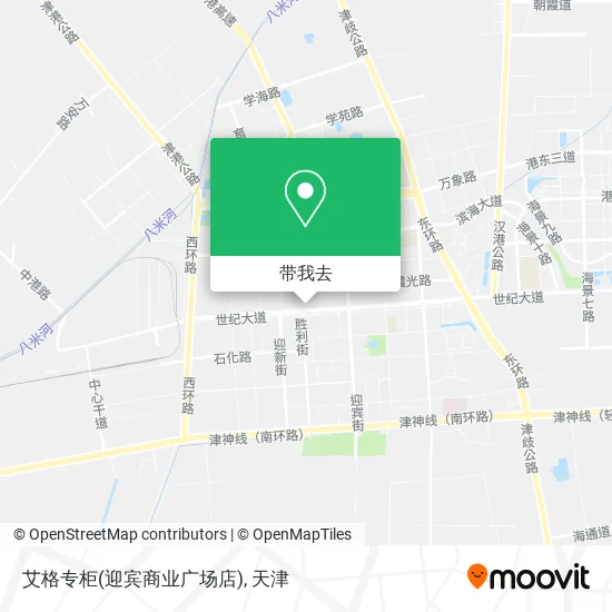 艾格专柜(迎宾商业广场店)地图