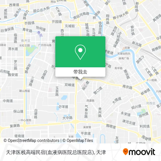 天津医栈高端民宿(血液病医院总医院店)地图