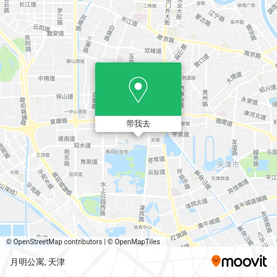 月明公寓地图