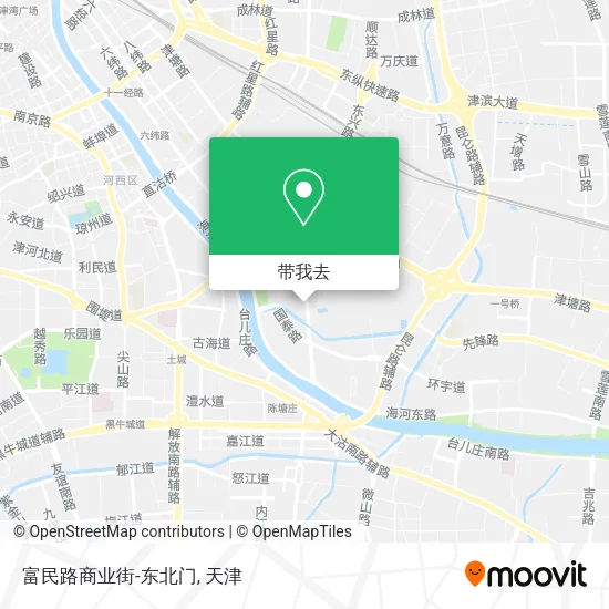 富民路商业街-东北门地图