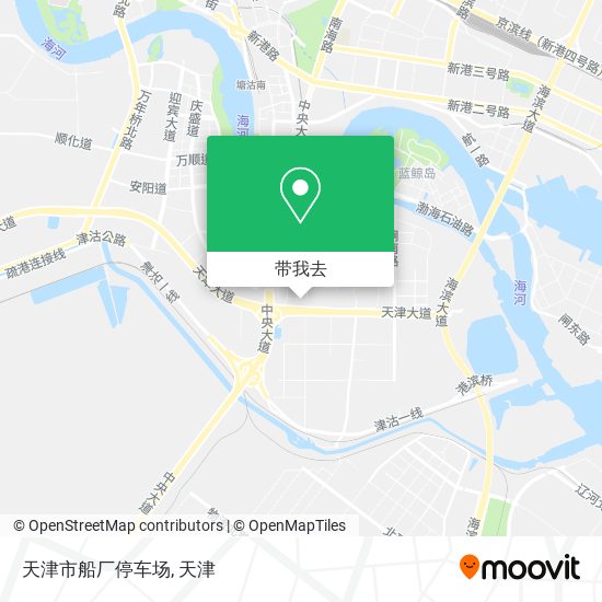 天津市船厂停车场地图
