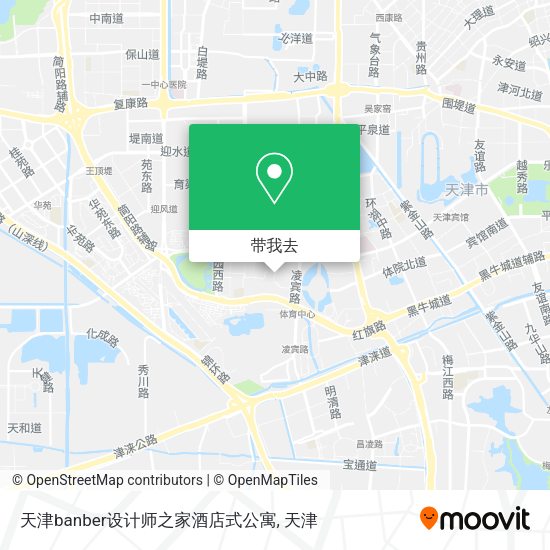 天津banber设计师之家酒店式公寓地图