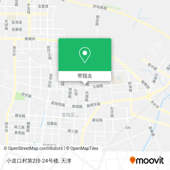 小道口村第2排-24号楼地图