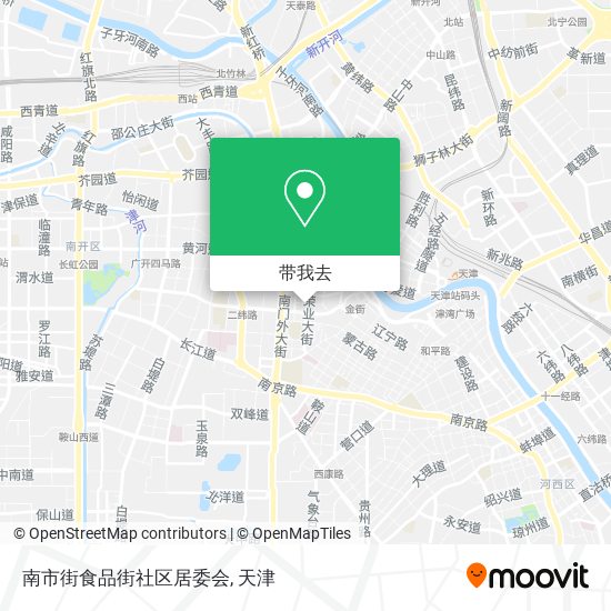 南市街食品街社区居委会地图