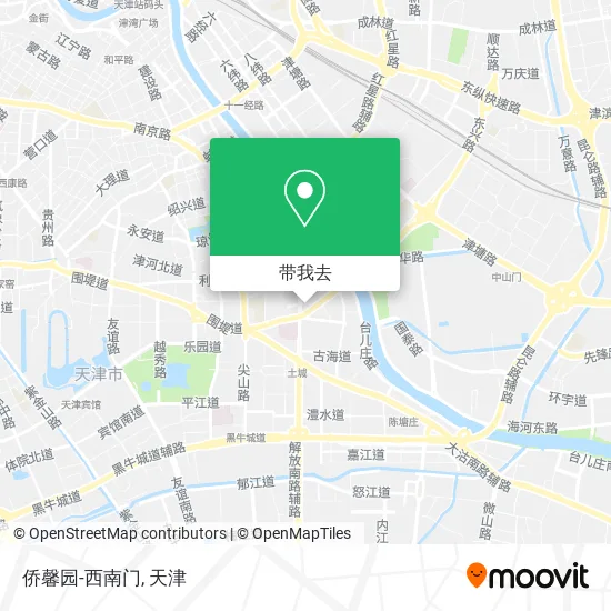 侨馨园-西南门地图