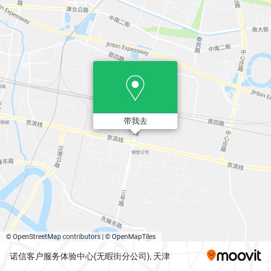 诺信客户服务体验中心(无暇街分公司)地图