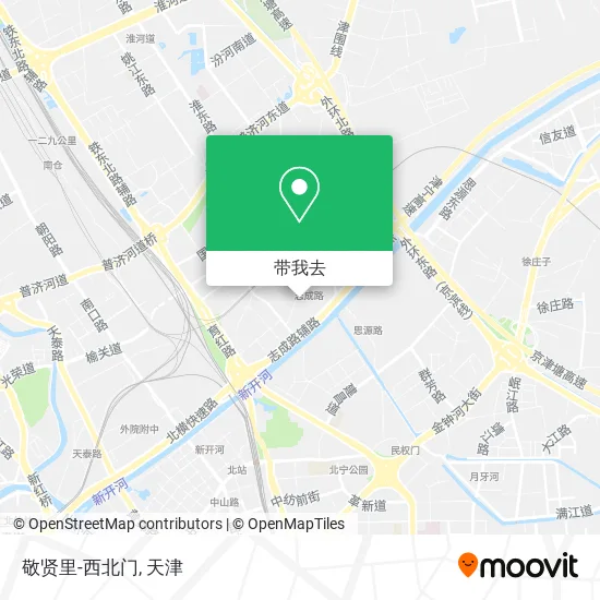 敬贤里-西北门地图