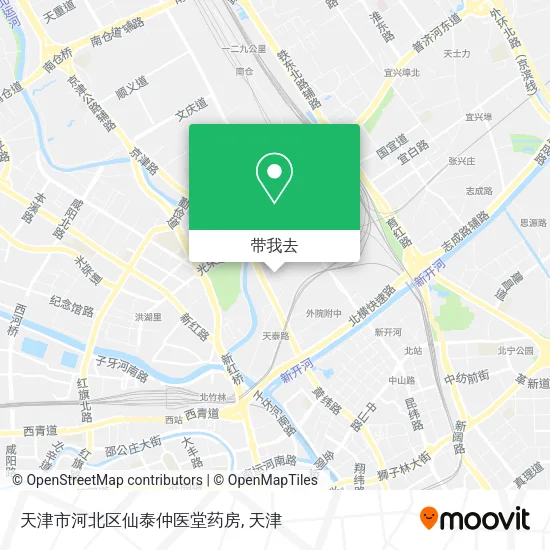 天津市河北区仙泰仲医堂药房地图